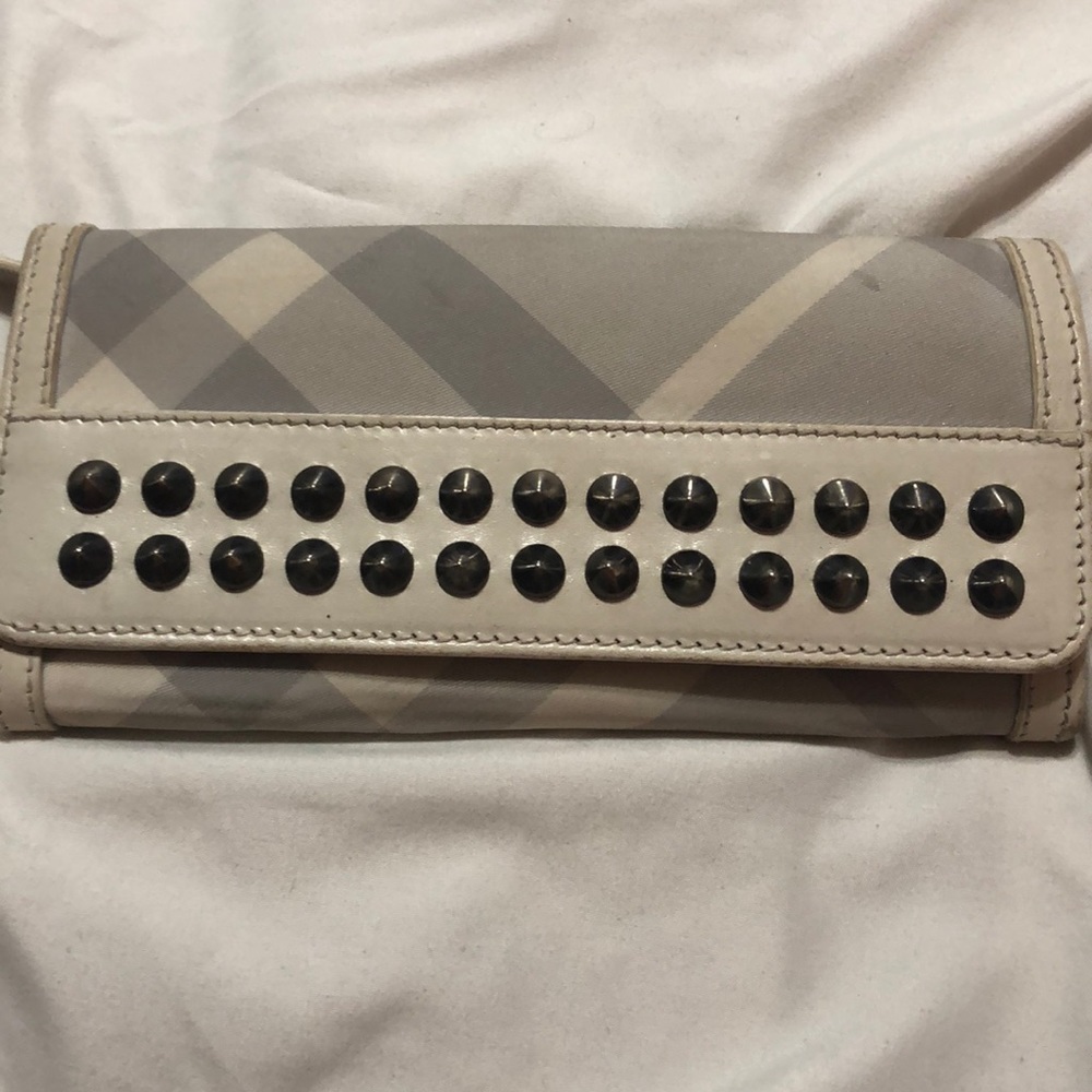 Authentic Burberry Studded Wallet